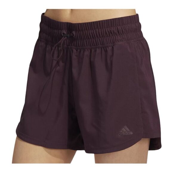 NWT adidas Pacer Bungee Shorts in Shadow Maroon XS - Picture 1 of 7